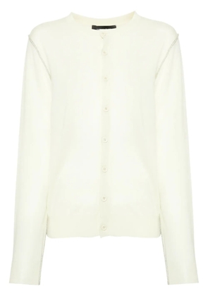 Fabiana Filippi metallic-threading wool cardigan - Green