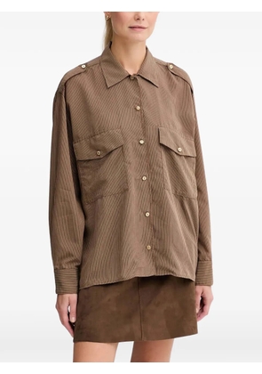 Sessùn pinestripe shirt - Brown