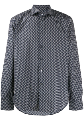 Dell'oglio floral print shirt - Blue