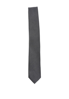 Karl Lagerfeld patterned tie - Black