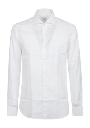 Orian point-collar cotton shirt - White