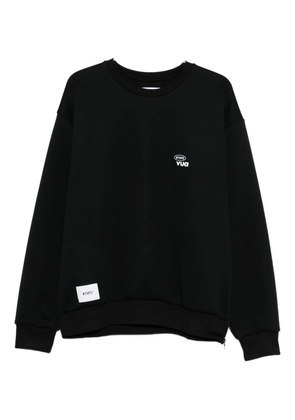 WTAPS raised-logo sweatshirt - Black