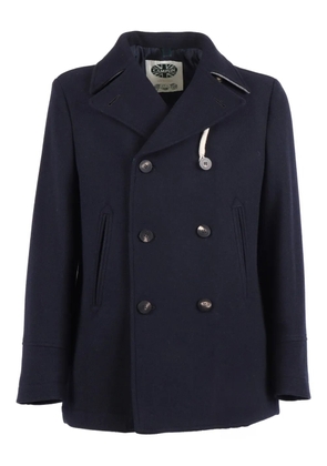 Camplin double-breasted coat - Blue