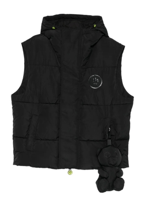 BARROW hooded padded gilet - Black
