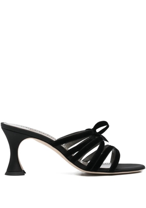 Manolo Blahnik 80mm Clementel sandals - Black
