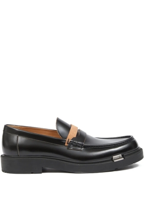 Maison Margiela Decortique strap loafers - Black