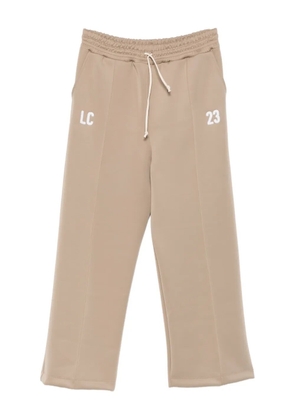 LC23 drawstring-fastening detail trousers - Neutrals
