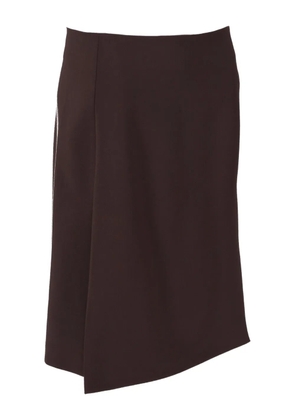 P.A.R.O.S.H. wool-blend midi skirt - Brown