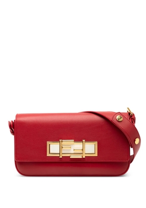 Fendi Pre-Owned 2000-2010 Leather 3Baguette shoulder bag - Red