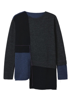 Y's patchwork sweater - Grey