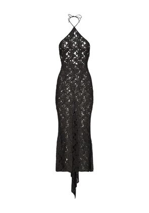 Ludovic de Saint Sernin Anthonia lace midi dress - Black
