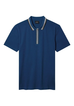 PS Paul Smith stripe-collar polo shirt - Green