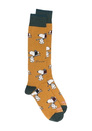 In The Box x Peanuts By Schulz patterned socks - Yellow