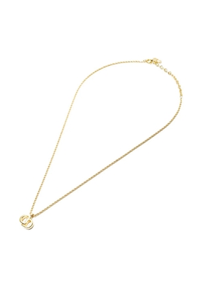 Christian Dior Pre-Owned 1980-1990 CD logo necklace - Gold