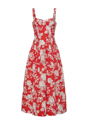 Cara Cara Santiago tiered midi dress