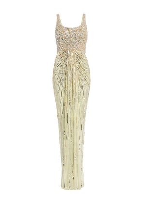 Jenny Packham Elixir sequin-embellished maxi dress - Green