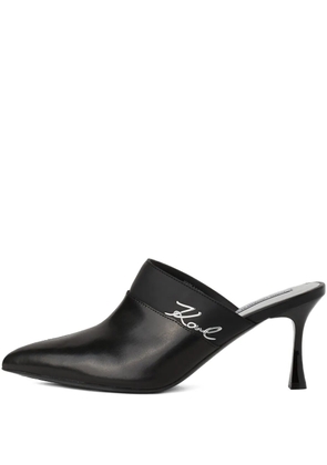 Karl Lagerfeld Sienna pointed mules - Black