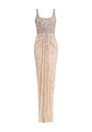 Jenny Packham sequin-embellished Elixir dress - Neutrals