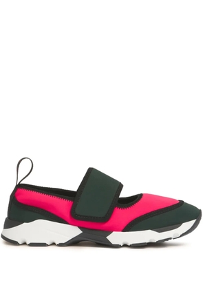 Marni round-toe strap sneakers - Pink
