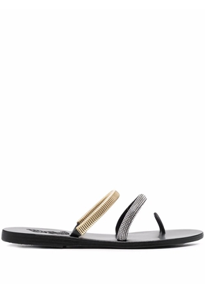 Ancient Greek Sandals Amythiti leather sandals - Black