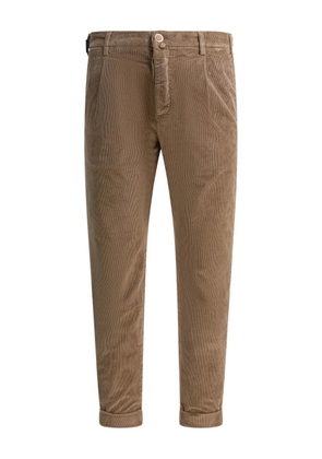 Jacob Cohën Corduroy Pleated Trousers - Brown