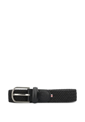 LA BOUCLE braided buckle belt - Black
