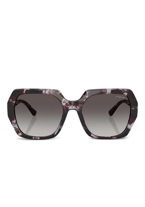 Vogue Eyewear geometric embellishment sunglasses - Brown