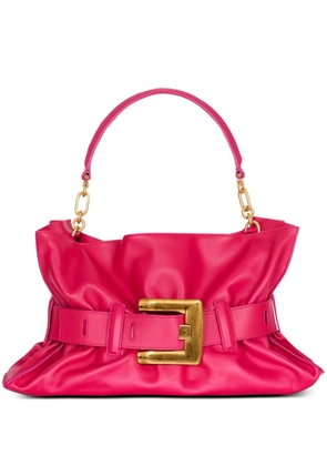 Balmain medium Anthem letaher shoulder bag - Pink