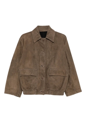 Santoro pocket button jacket - Brown