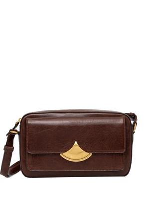 Sessùn leather cross body bag - Brown