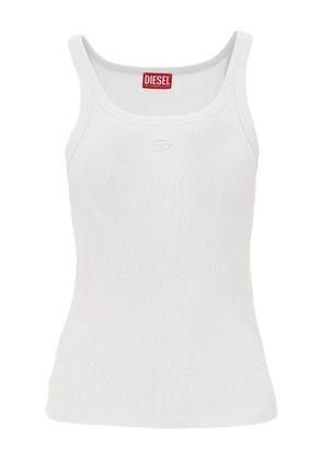 Diesel ribbed sleeveless top - White
