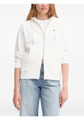Gant Shield zip-up hoodie - Neutrals