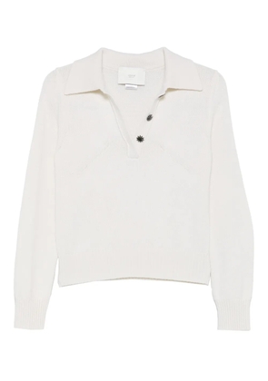 Vanisè polo-collar sweater - Neutrals