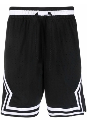 Jordan contrasting-trim shorts - Black