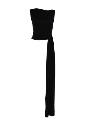 AXEL 113 Tina draped tie top - Black