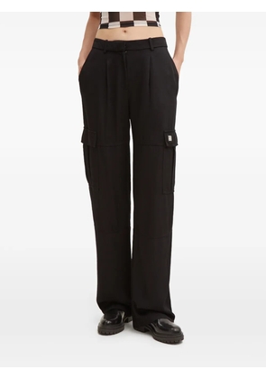 HUGO logo-appliqué cargo pants - Black