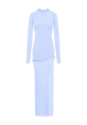 MANURÍ Nora braided-detail maxi dress - Blue
