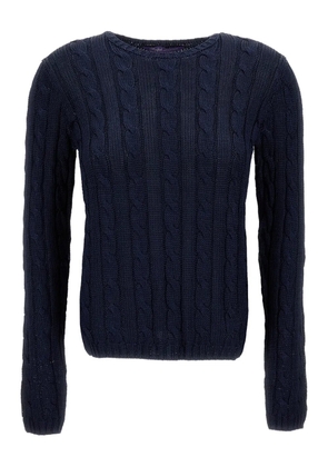 Ralph Lauren Collection crew-neck cable-knit sweater - Blue