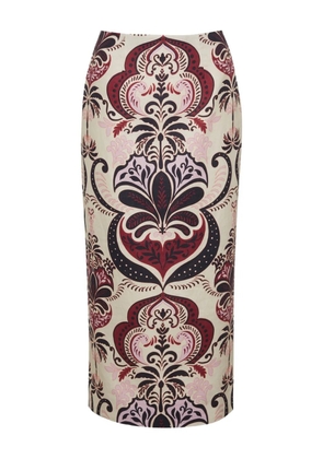 Cara Cara Sienna patterned pencil skirt - Neutrals