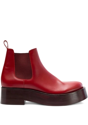 Valentino Garavani platform Chelsea boots - Red