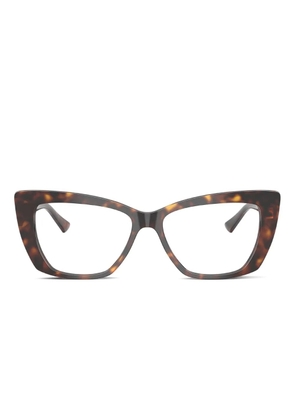 Jimmy Choo Eyewear havana cat-eye glasses - Brown