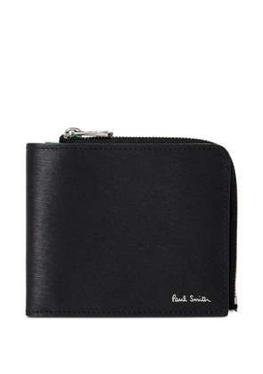 Paul Smith colour-block leather wallet - Black