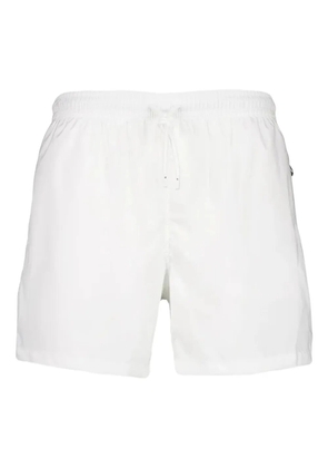 Fedeli logo-patch swim shorts - White