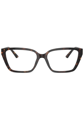 Jimmy Choo Eyewear rectangle-frame glasses - Brown