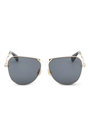 Max Mara Eyewear pilot-frame sunglasses - Gold