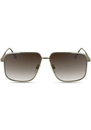 Victoria Beckham Eyewear square-frame sunglasses - Gold