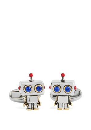 Paul Smith robot-shaped cufflinks - Silver