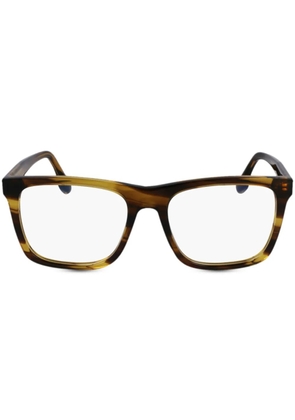 Victoria Beckham Eyewear striped glasses - Brown