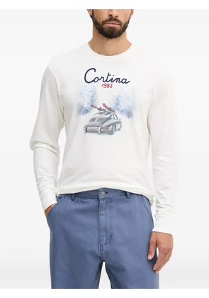 MC2 Saint Barth long-sleeves graphic T-shirt - White