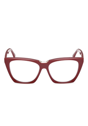 Max Mara Eyewear geometric cat-eye acetate frames - Red